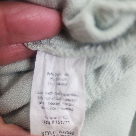 Birdy Grey Hoodie Light Green Women's Size S - Picture 4 of 9